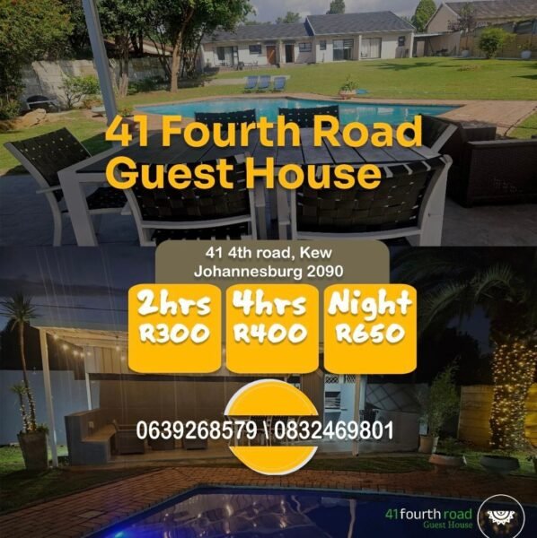 41 Fourth Road Guest House in Kew, Johannesburg