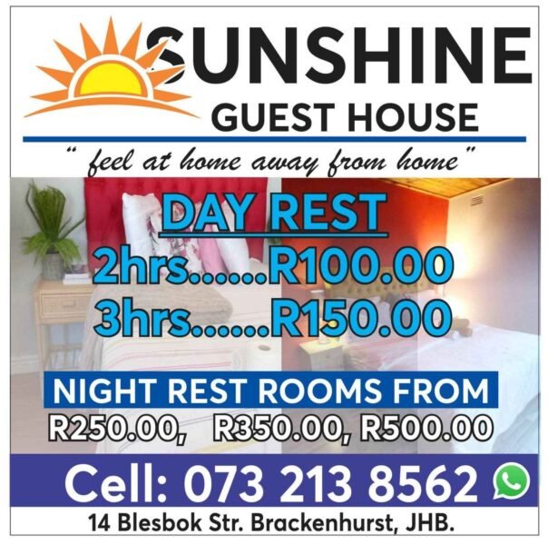 Sunshine Guesthouse in Alberton